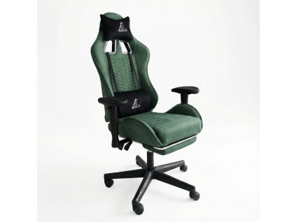 ukážka zelenej hernej stoličky Evochair