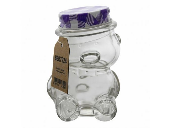 SKLENENÁ DÓZA HONEY BEAR 80 ML