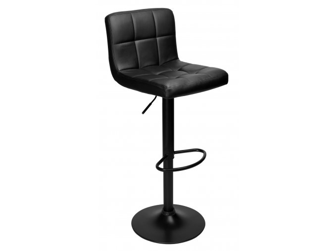 čierna barová stolička