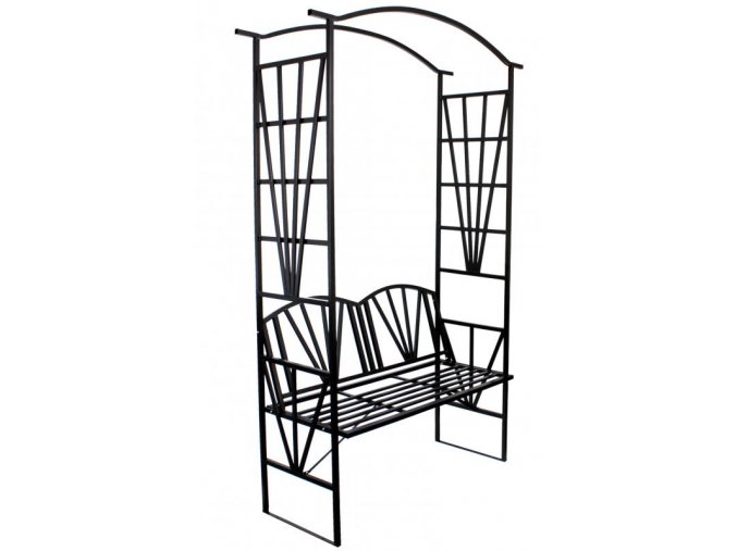 ZÁHRADNÁ PERGOLA S LAVIČKOU 114 X 45 X 208 CM PERG-N6085