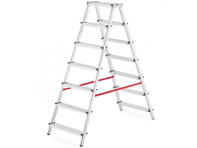 Obojstranný schodíkový rebrík