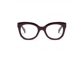 "ZERO" RETRO BROWN GLASSES OK130BR