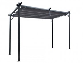 Záhradná pergola 3 x 3 m šedá