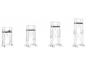 rusztowanie aluminiowe rozsuwane z linka higher 7513 4