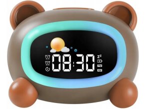Inteligentny zegar budzik LED dla dzieci mis Stan opakowania oryginalne