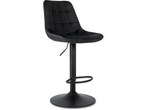 Barová stolička Arcos2 velvet čierna