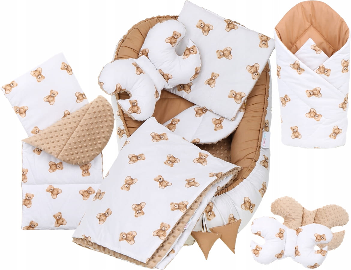 JAKS Set do postieľky 7 dielny medvedík Teddy