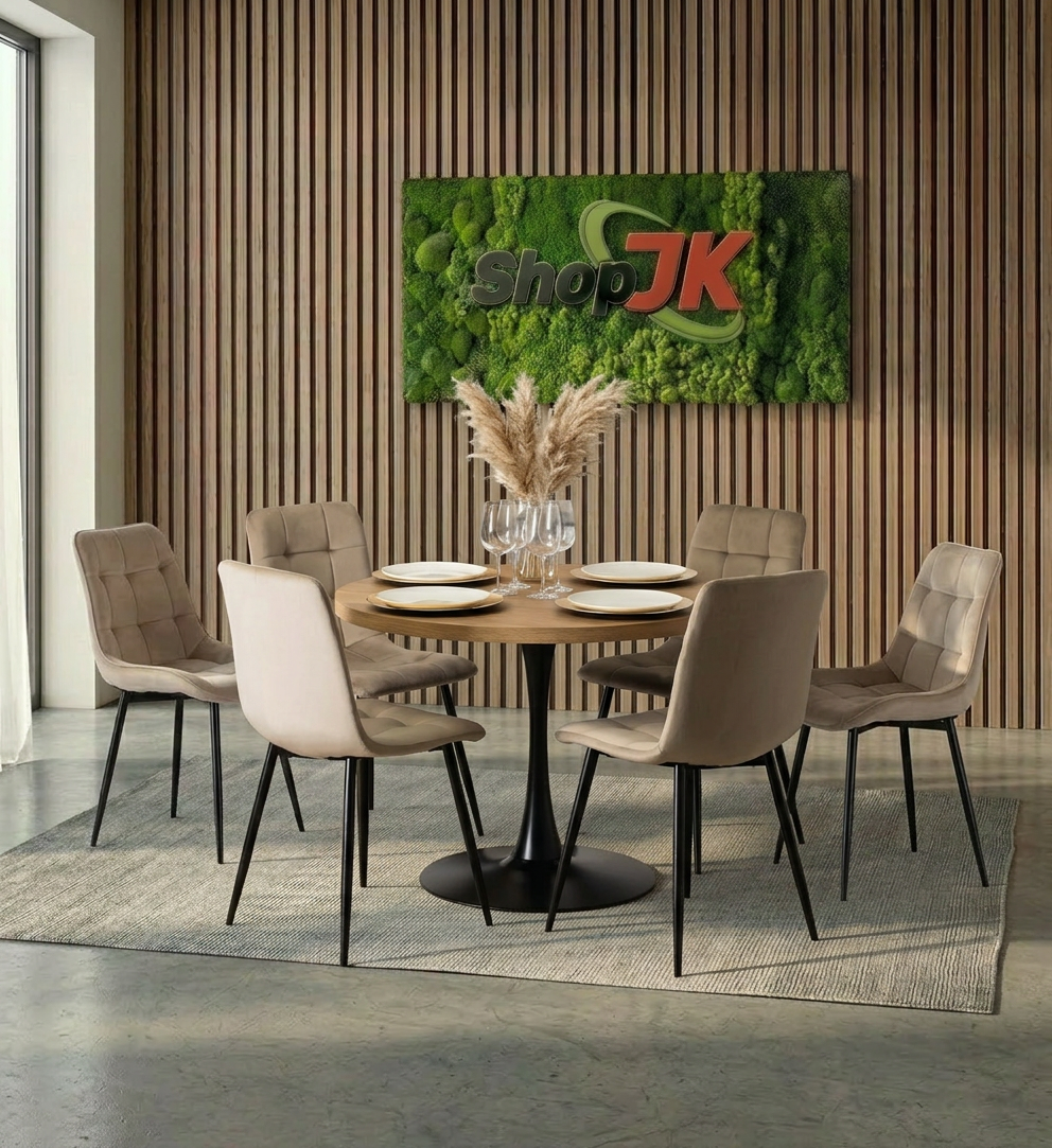 JAKS Jedálenská zostava stôl Lino a 4 stoličky Peru
