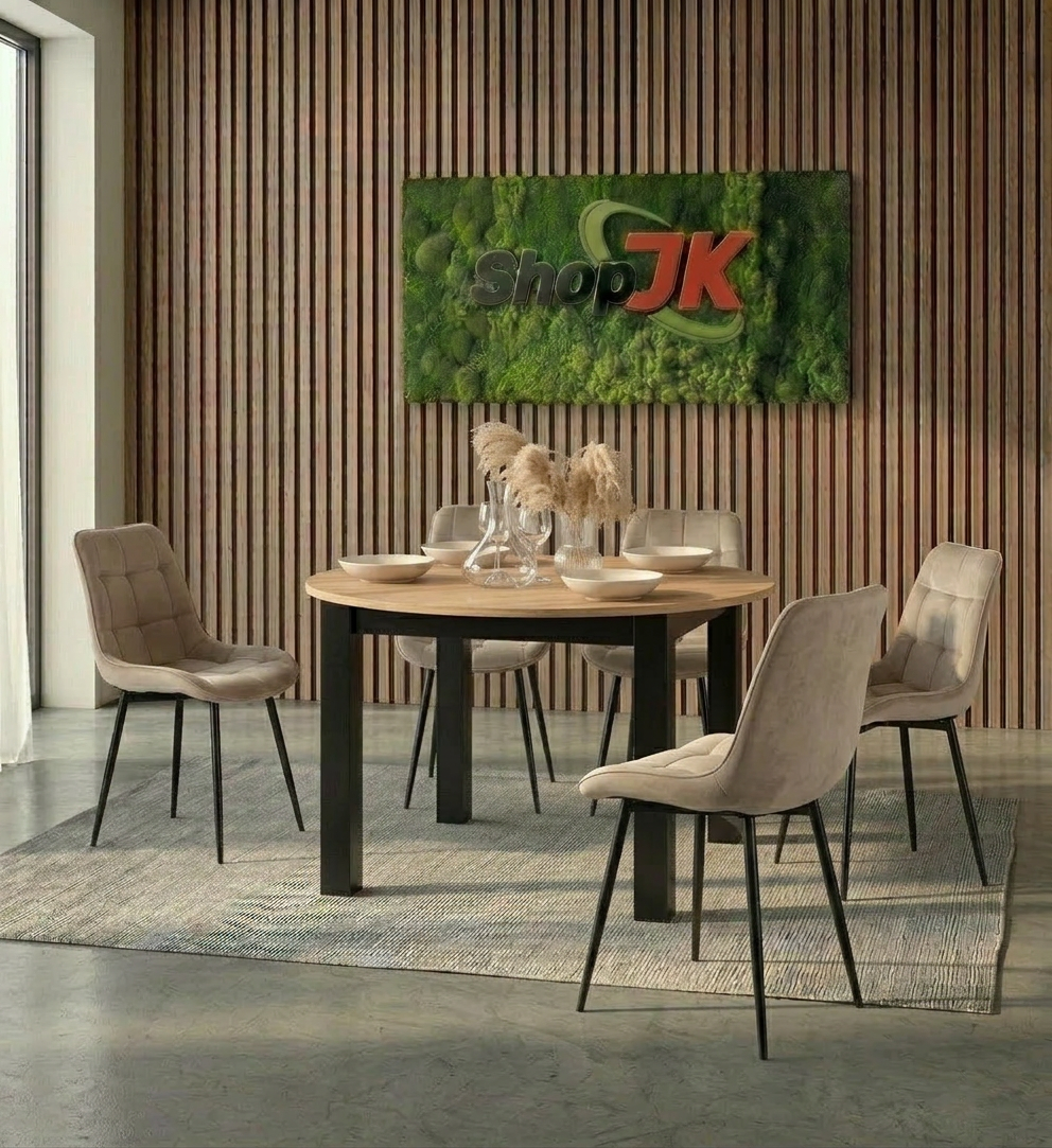 JAKS Jedálenská zostava stôl Harry a 4 stoličky Peru