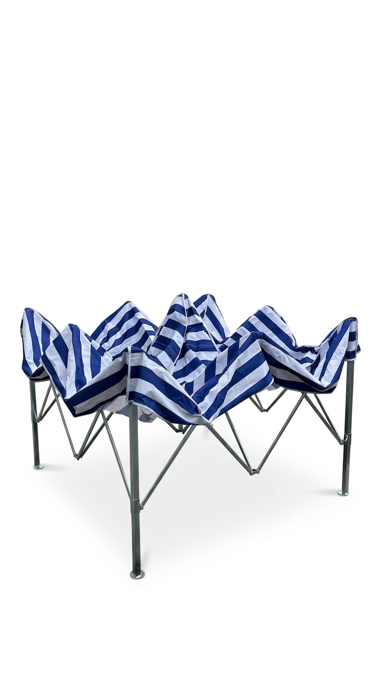 Nožnicový stan PREMIUM QUALITY červený 3 m x 4,5 m