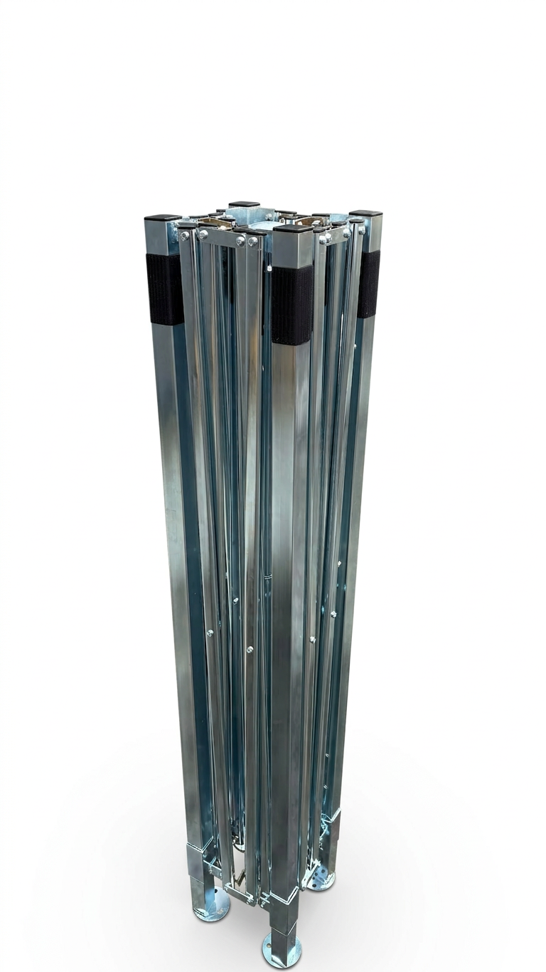 Nožnicový stan PREMIUM QUALITY červený 3 m x 4,5 m