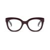 "ZERO" RETRO BROWN GLASSES OK130BR