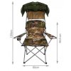 Rybárska skladacia stolička so strieškou maskáčová rozmery