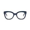 "ZERO" RETRO GLASSES BLUE OK130GRAN