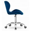 Krzeslo Obrotowe Fotel Biurowy AVOLA Granatowe Kolor obicia odcienie niebieskiego