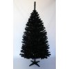 čierny vianočný stromček 220 cm