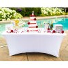 Návlek na cateringový stôl 180 x 75 cm využitie na svadbách, oslavách