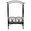 ZÁHRADNÁ PERGOLA S LAVIČKOU 114 X 45 X 208 CM PERG-N6085