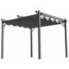 Záhradná pergola 3 x 4 m šedá