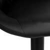 čierna barová stolička