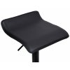 plastová čierna barová stolička