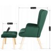 fotel wypoczynkowy uszak lozano z podnozkiem zielony welurowy nowoczesny (13)
