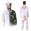 Kostium Onesie rainbow glowing unicorn XL 11