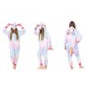 Kostium Onesie rainbow glowing unicorn M 2