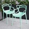zelená plastová  stolička