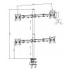 Rozmery držiaka na monitory