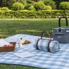 Pikniková deka nepremokavá 195 x 200 cm modrá ideálna na piknik