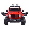 Elektrické autíčko Jeep Wrangler Rubicon červené