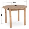 Okrúhly rozkladací stôl Harry 102-142 cm dub Riviera rozmer