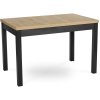 Rozkladací stôl Skubi 120-160 cm dub Riviera