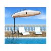 Záhradný slnečník 350 cm béžový ideálny k bazénu