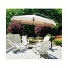 Záhradný slnečník 350 cm béžový ideálny aj na terasu