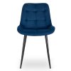 Jedálenská stolička modrá velúr Chris