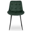 Jedálenská stolička zelená velúr Chris