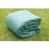 Poskladaná krycia plachta na seno