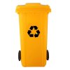 ukážka žltého koša na triedenie odpadu