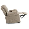 Masážne kreslo béžové menčester Fenix