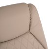 Kancelárska stolička polohovateľná béžová ekokoža Giorgio  + masážna funkcia zadarmo