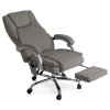 Kancelárske kreslo polohovateľné šedé látka Giorgio  + masážna funkcia zadarmo