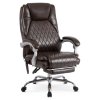 Ukážka kancelárskeho kresla v hnedej ekokoži Giorgio