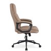Otočná kancelárska stolička béžová ekokoža Phonix