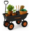 Záhradný vyklápací vozík čierny WO01
