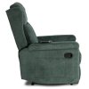 Masážne kreslo zelené menčester Sebastián