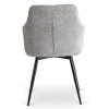 Jedálenská stolička šedá látka Palma