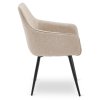 Jedálenská stolička béžová látka Palma