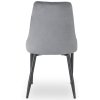 Jedálenská stolička šedá velúr Bari